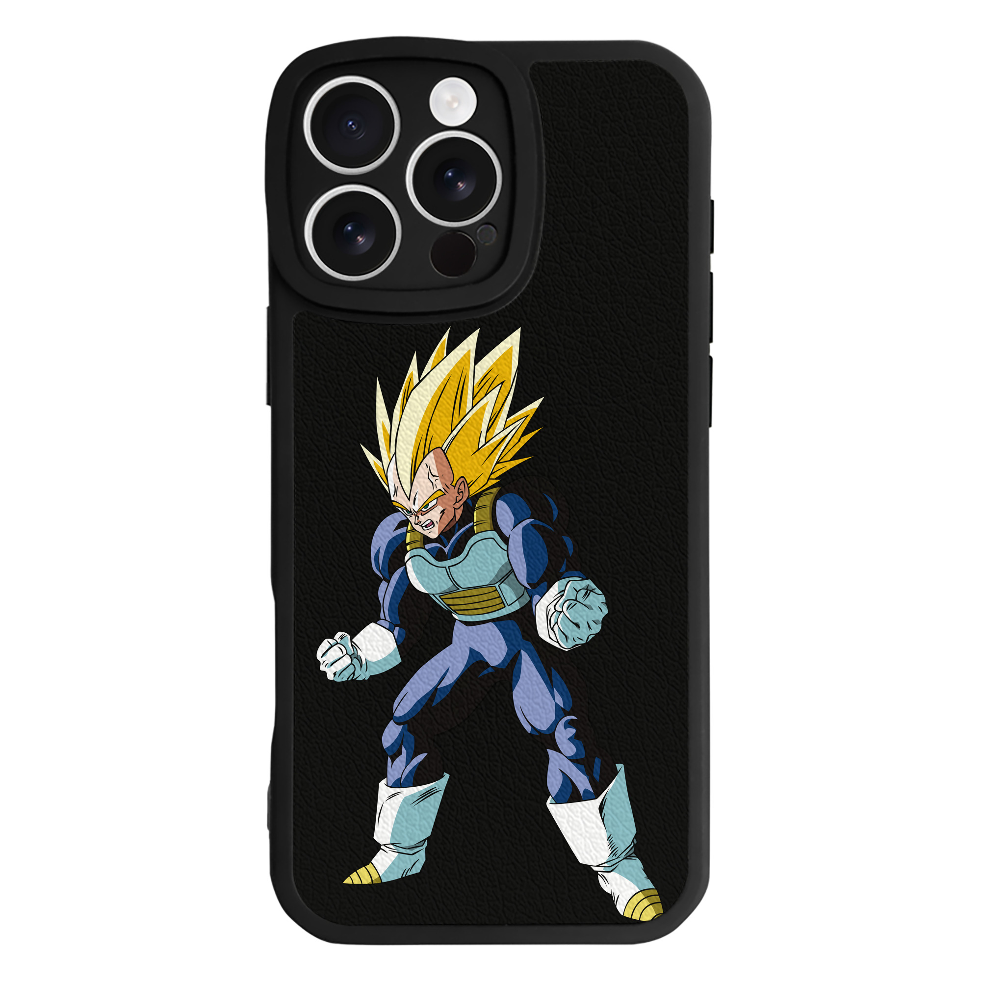 （画像用） ドラゴンボール ベジータ四世（Bejīta Yonsei）DRAGON BALL Vegeta IV 【iPhone 16シリーズ対応】シリコンスマホケース（レザー調） 材質：シリコン